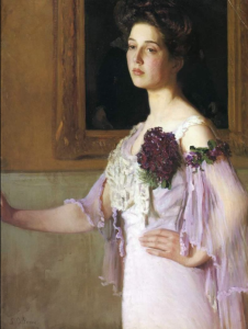 リラ・キャボット・ペリー　『The portrait of Mrs. Joseph Clark Grew　（ジョセフ・クラーク・グルー夫人の像）』