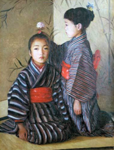 リラ・キャボット・ペリー　『Japanese Children（日本の子供たち）』