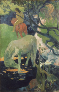 ポール・ゴーギャン 「白馬」（1898）